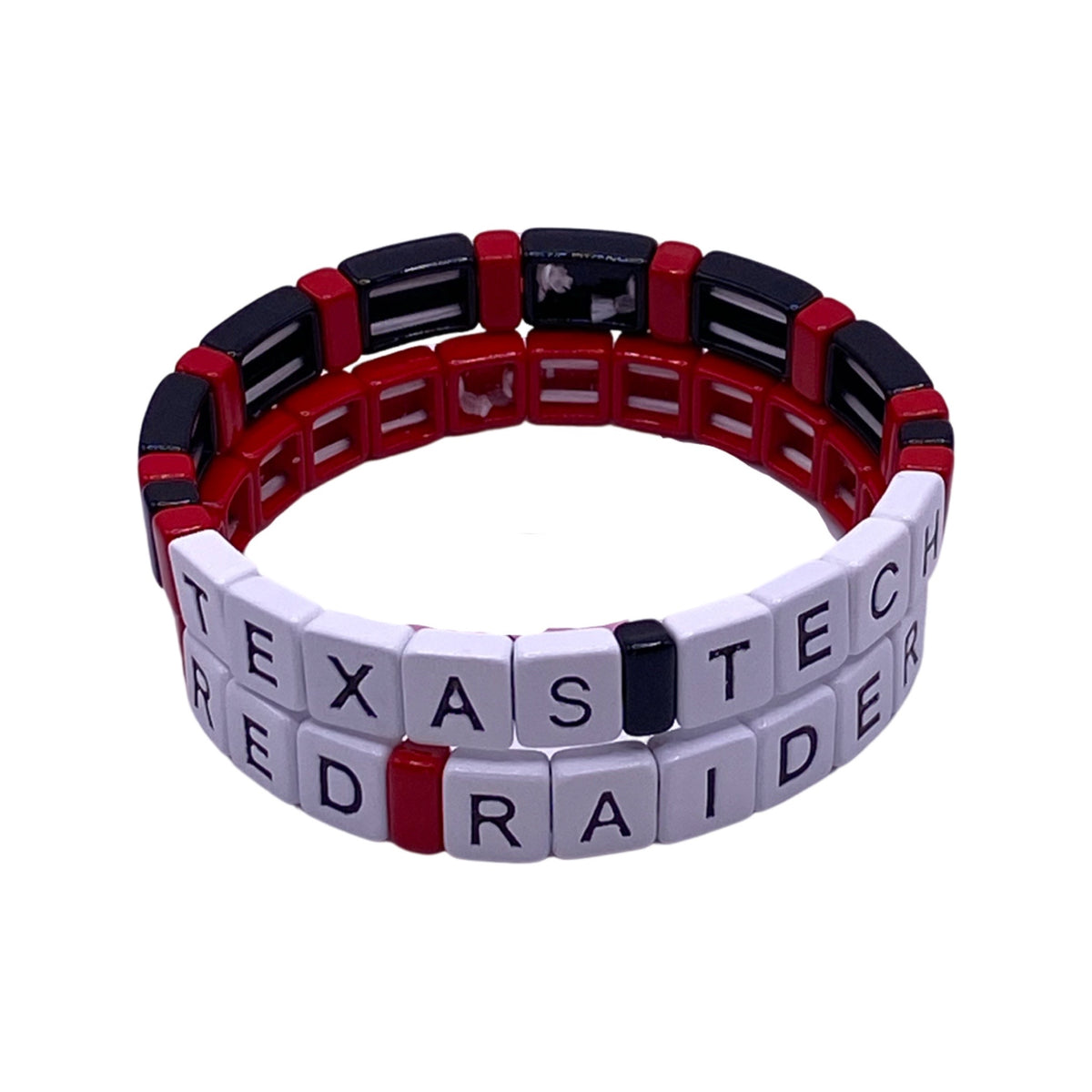 Texas Tech Red Raiders Enamel Silicone Bali Bracelet