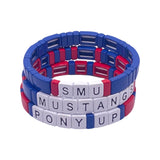 SMU Mustangs Bracelets