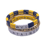 West Virginia Mountaineers Bracelets